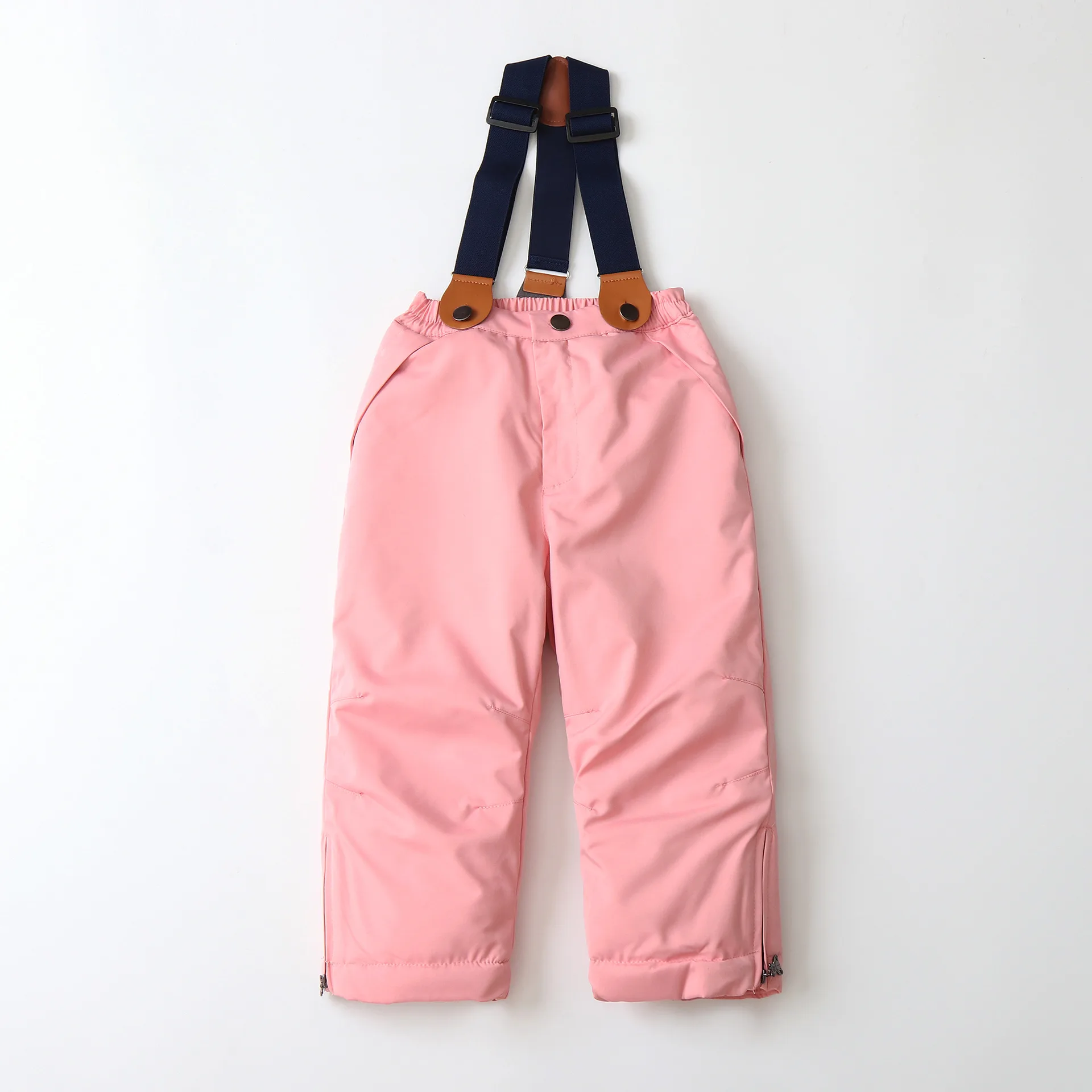 Girls' floral ski jacket and bib pants set — Pink, suspender pants