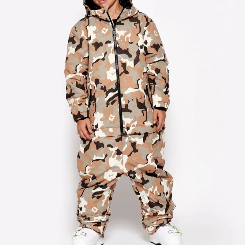 Kids' Camo Two-Piece Ski Set — 1 Colourway
