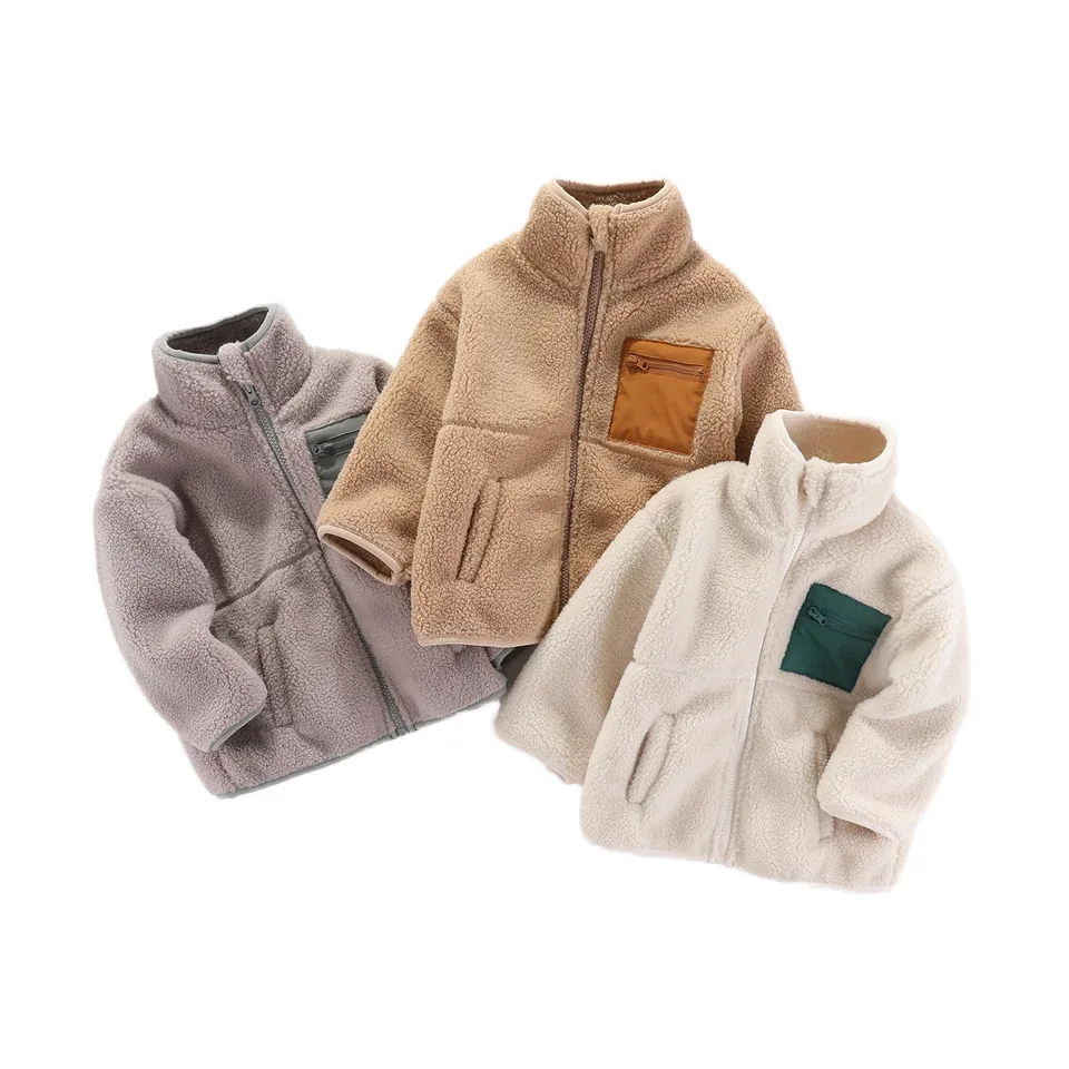 Kids' Granule Fleece Jacket — 17 Colourways — Group, three colourways