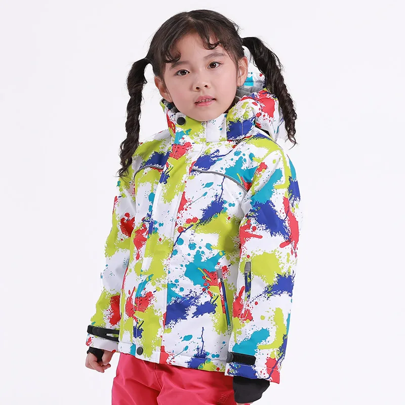 Kids' mix-and-match ski suit set — Multicolour Splash Jacket