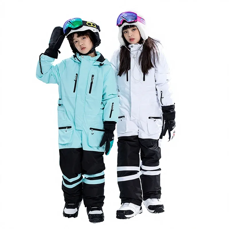 Kids' One-Piece Snowsuit — Reflective — 7 Colourways