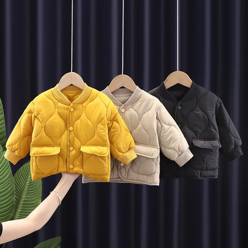 Kids' Onion-Quilted Jacket — All three colourways, group on hangers