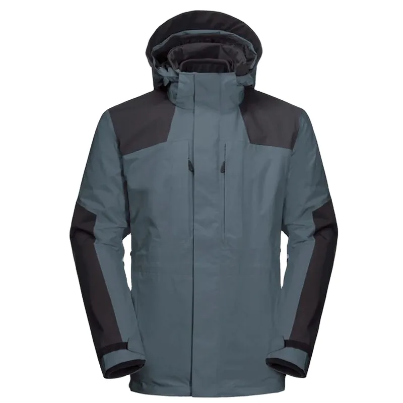 Men's 3-in-1 Jacket — Slate Gray, front view