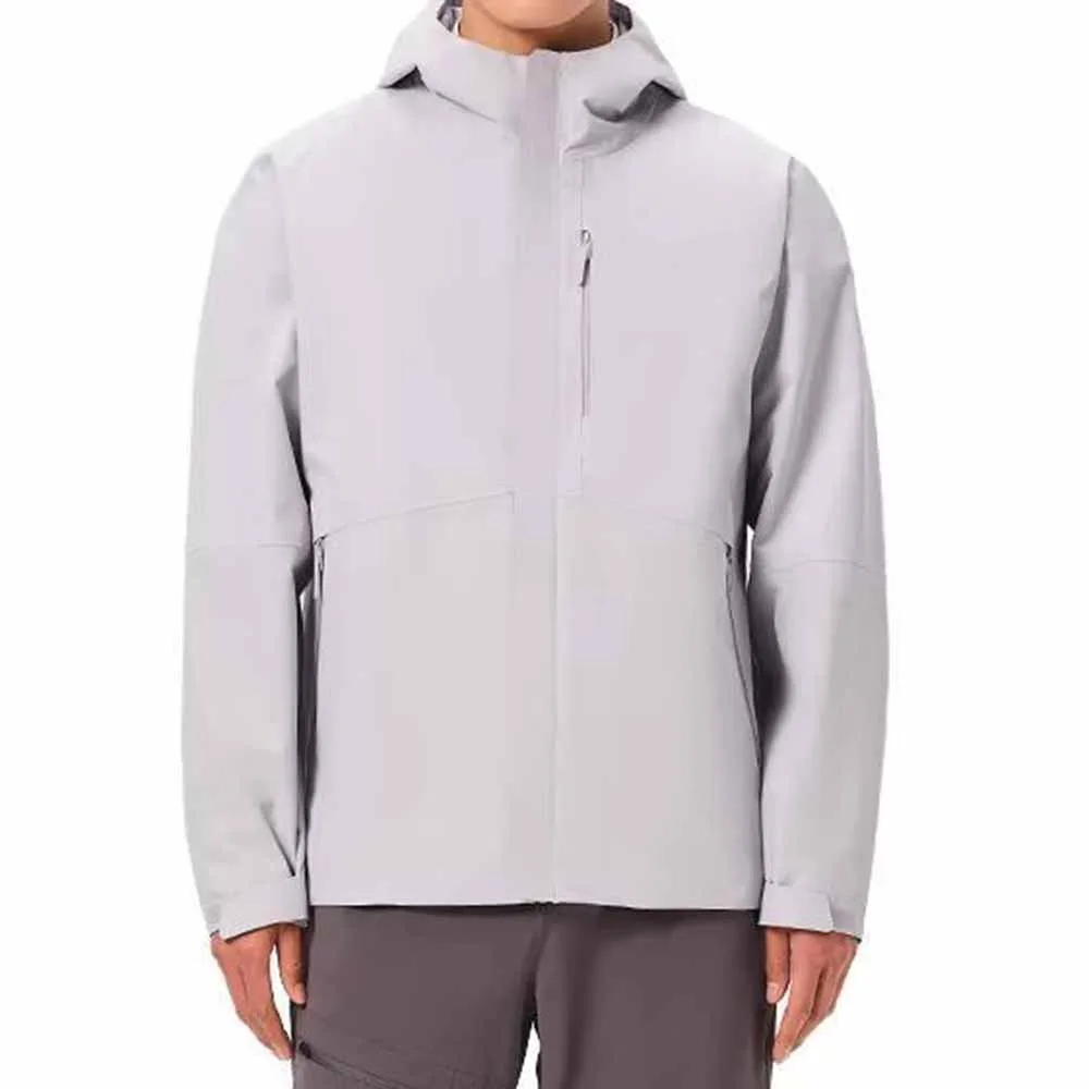 Men’s 3-in-1 Jacket — 3 Colourways — White, front view, worn