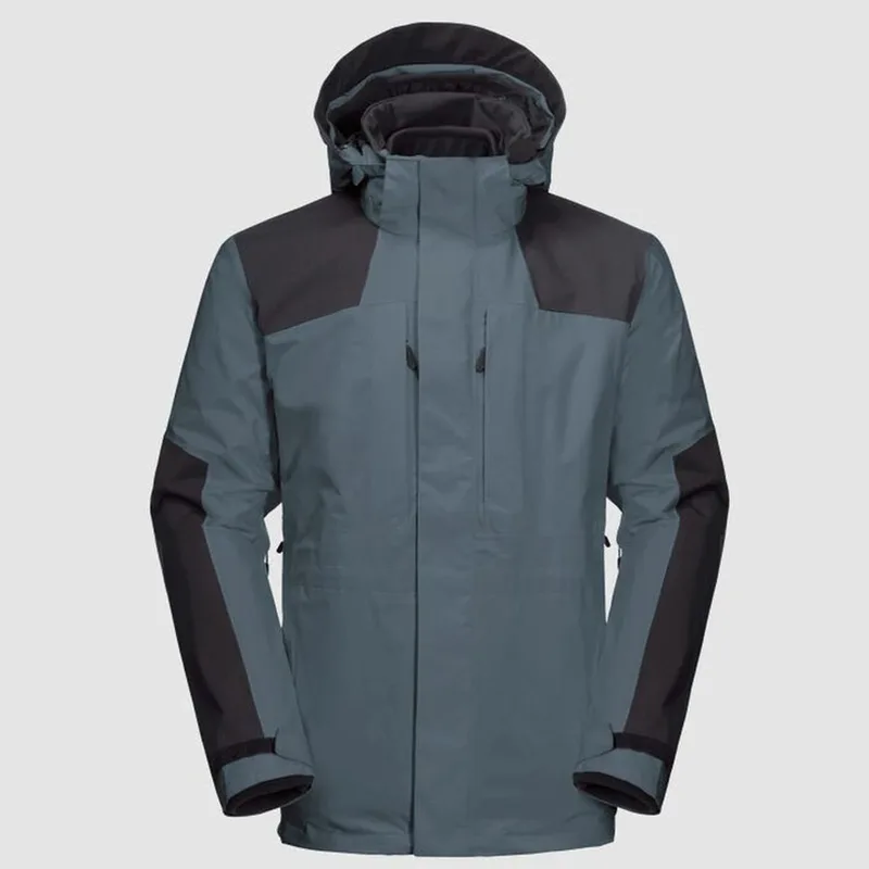Men's 3-in-1 Jacket — Slate Gray, front view