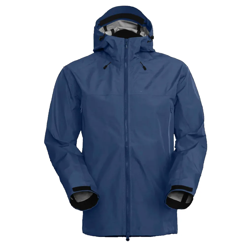 Men’s 3-Layer Hardshell Jacket — 3 Colourways — Blue, front view