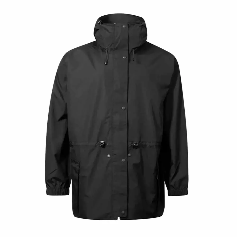 Men's 3-Layer Hardshell Jacket — 3 Colourways — Black, front view