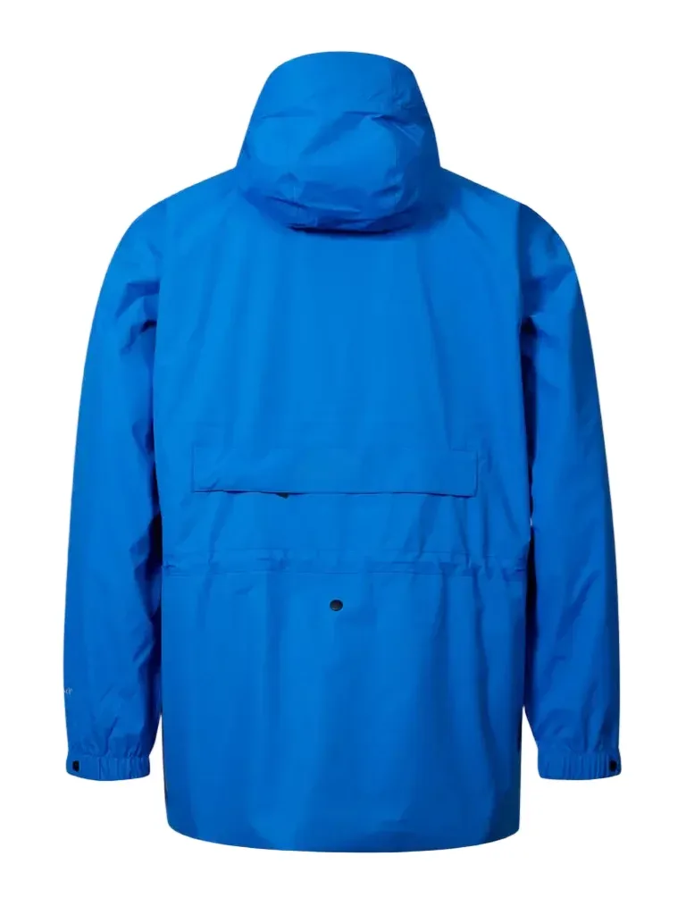 Men's 3-Layer Hardshell Jacket — 3 Colourways — Blue, back view