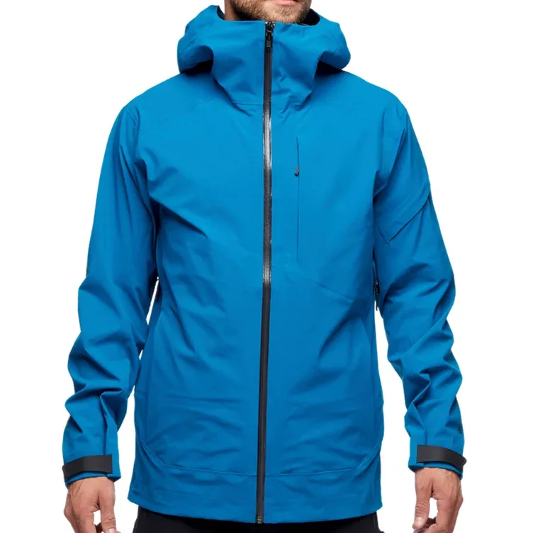 Men's 3L Shell Jacket — 2 Colourways — Blue, worn front view