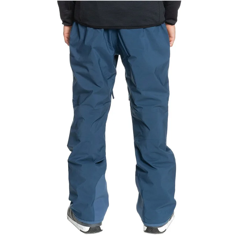 Men's Cargo Ski Pants — 1 Colourway — Blue, back view