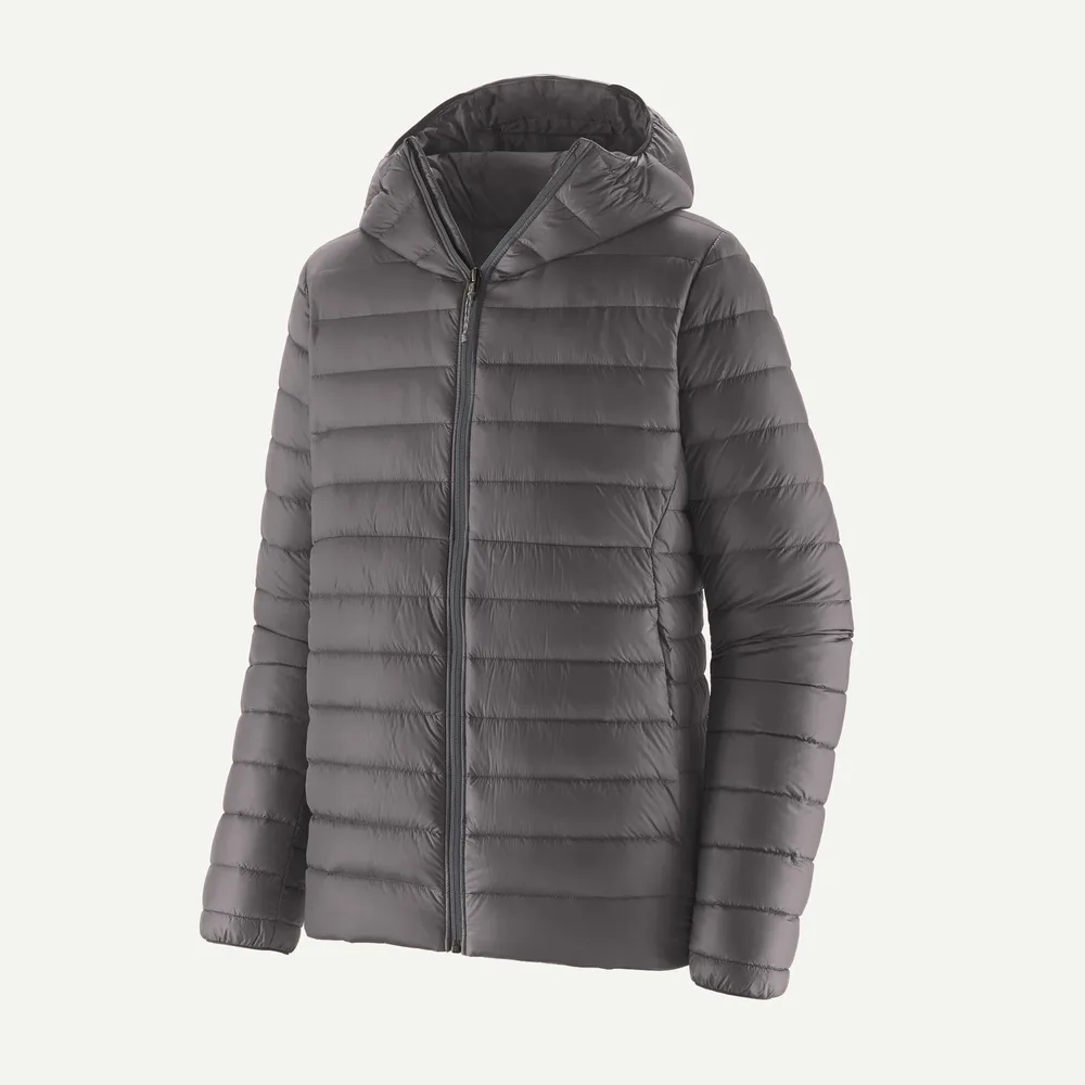 Men’s Cotton-Filled Puffer Jacket — 5 Colourways — Grey, front view