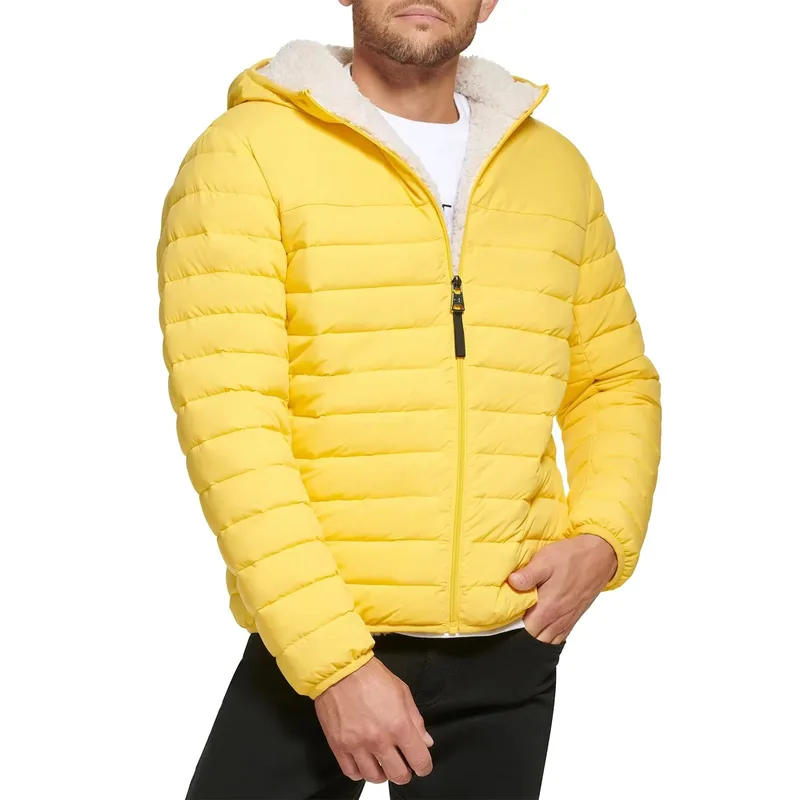Men's Fleece-Lined Puffer Jacket — 3 Colourways