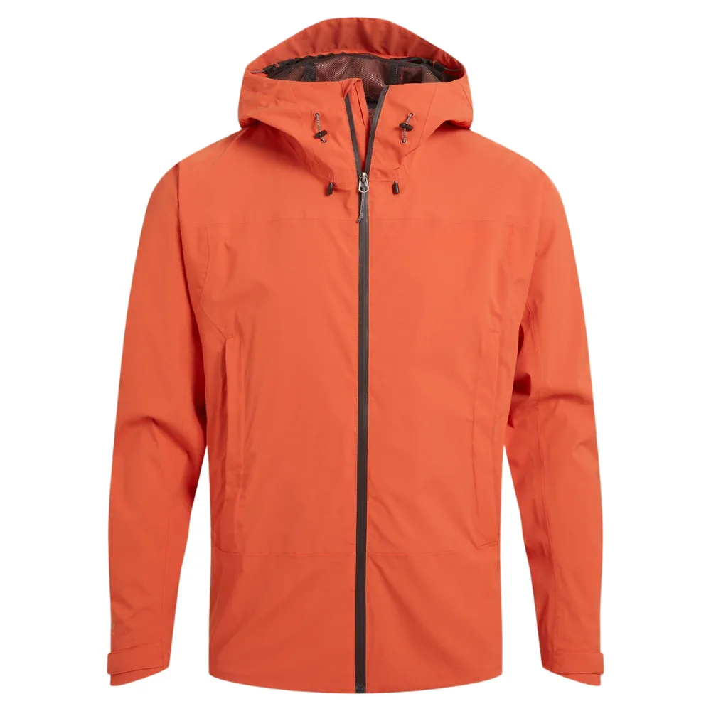 Men’s Hardshell Jacket — 5 Colourways — Red, front view