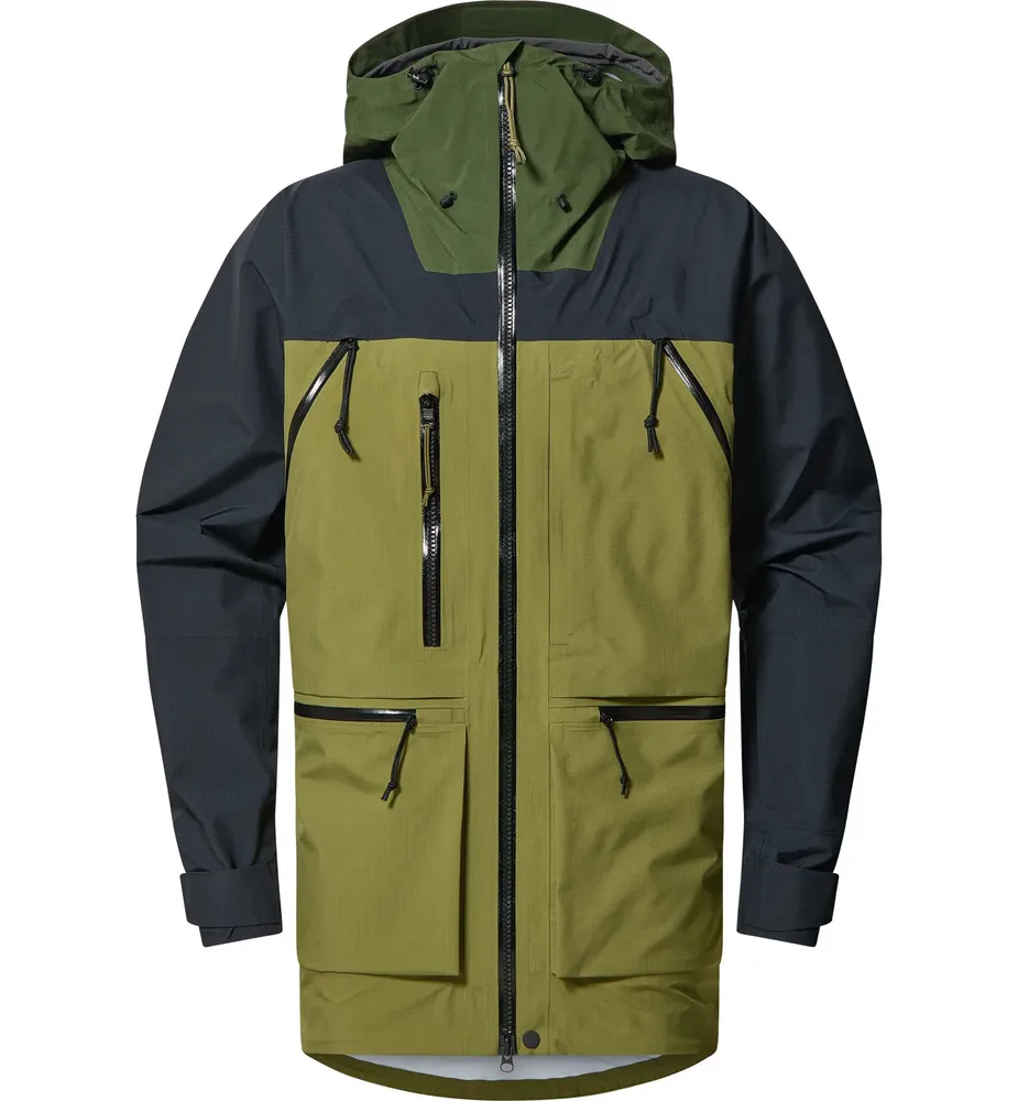 Men's Hard Shell Jacket — Army Green — Army Green, front view