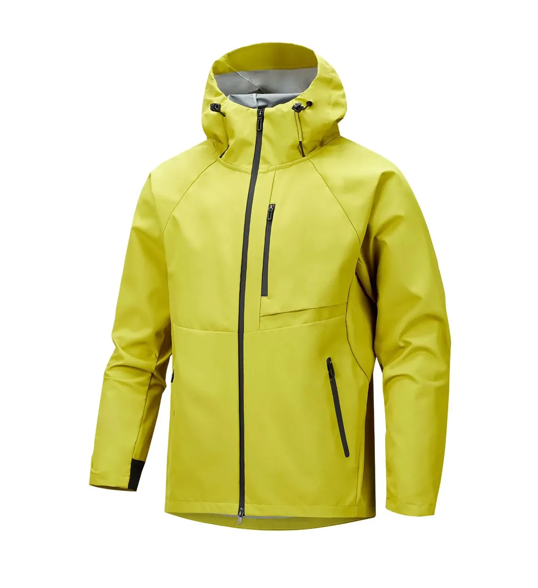 Men's Hooded Shell Jacket — Green, front