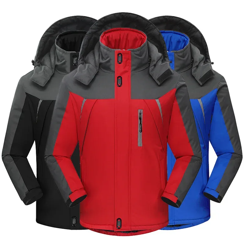 Men's Hooded Softshell Jacket — 4 Colourways — Three colourways, group view