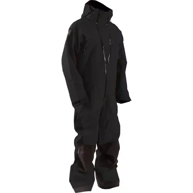 Men's Ice Fishing One-Piece Suit — 3 Colourways — Black, studio front view