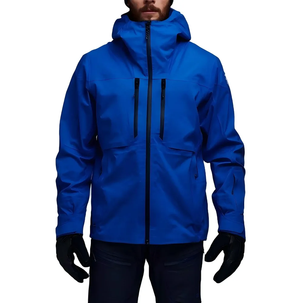 Men's Insulated Jacket — 3 Colourways — Blue, worn front view