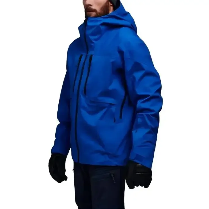 Men's Insulated Jacket — 3 Colourways — Blue, worn side view