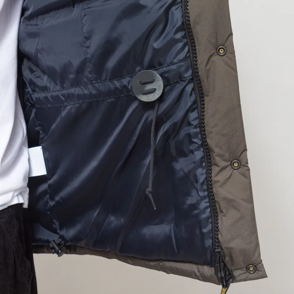 Men’s Insulated Jacket — Olive Drab — Olive Drab, interior drawcord detail