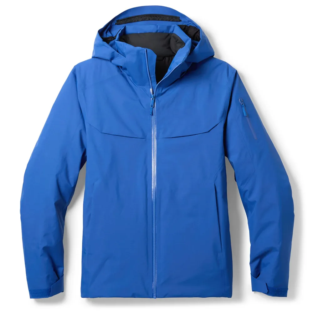 Men's Insulated Ski Jacket — 3 Colourways — Blue, front view