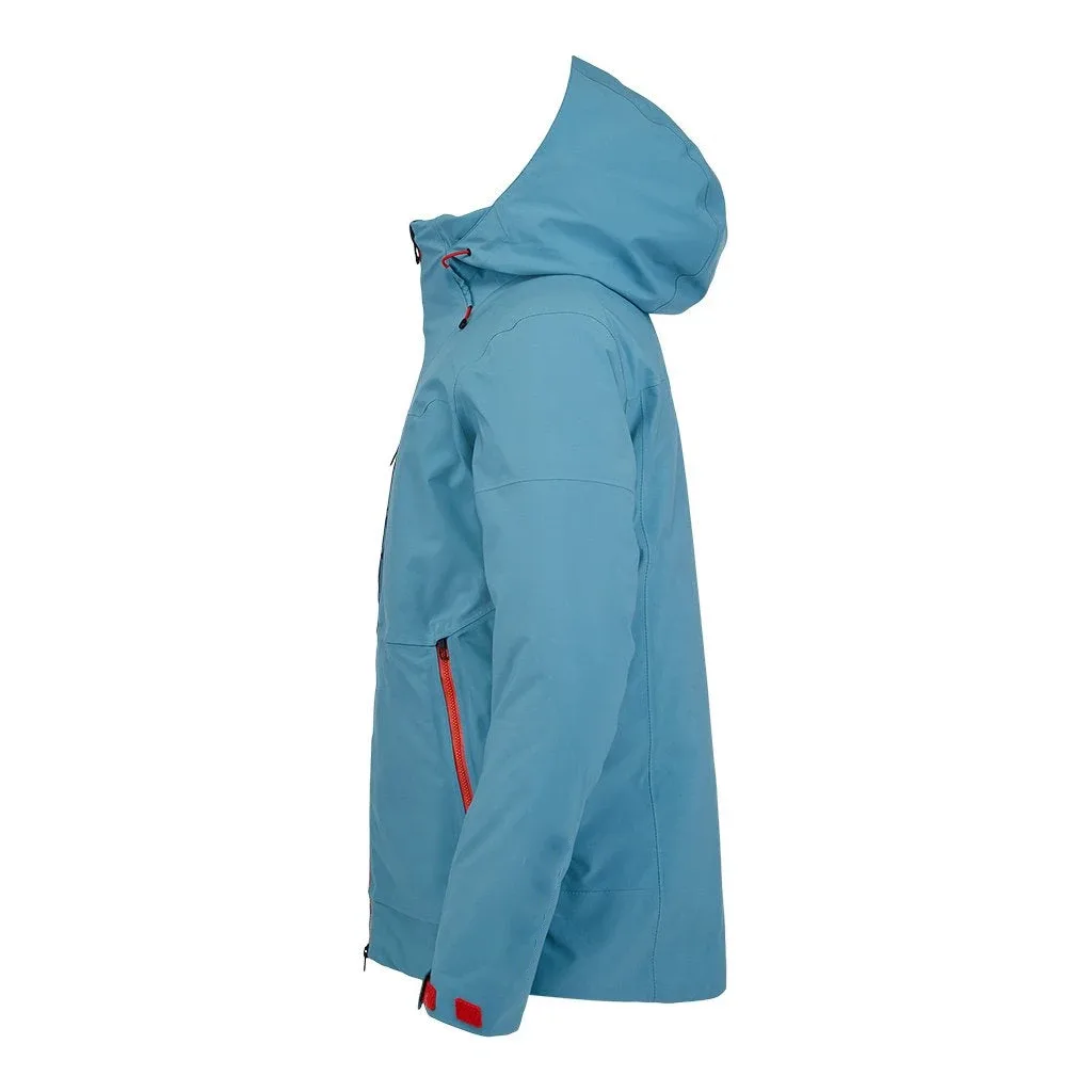 Men’s Ski Jacket — Light Blue — Light Blue, side view