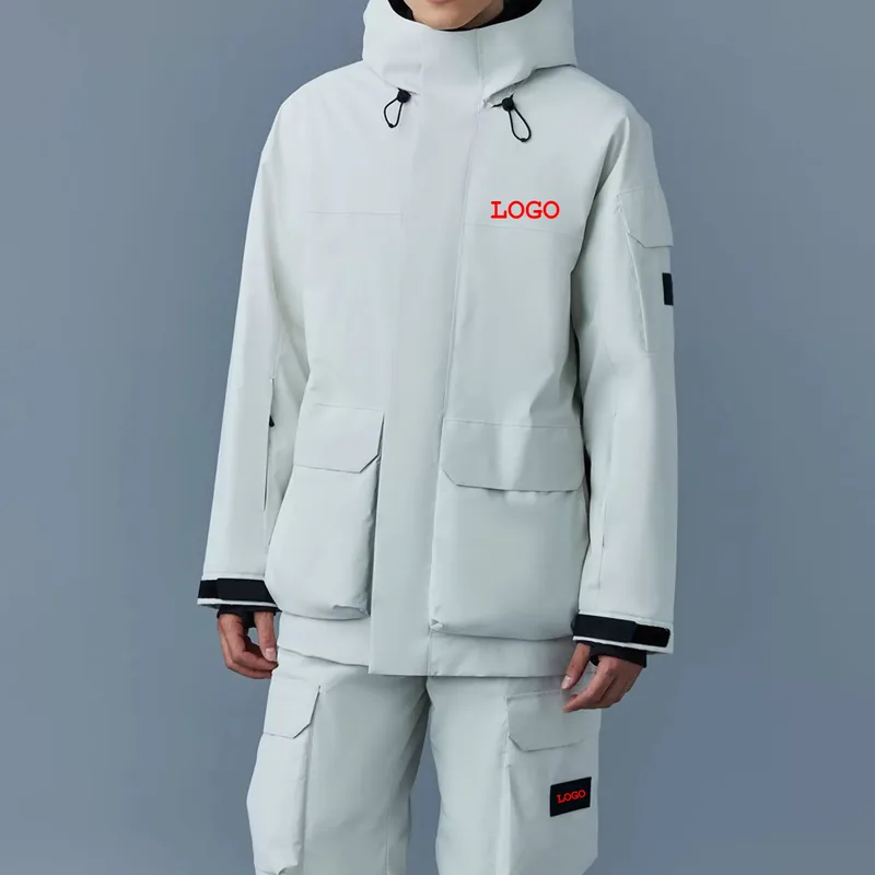 Men's Long Down Puffer Jacket — 4 Colourways
