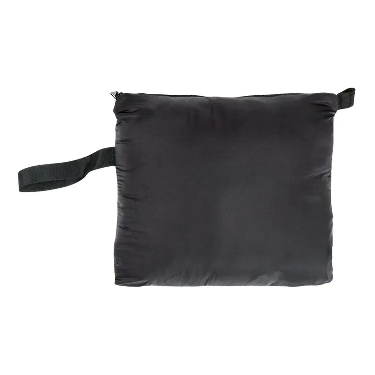 Men’s Packable Quilted Jacket — Black — Black, packed pouch view