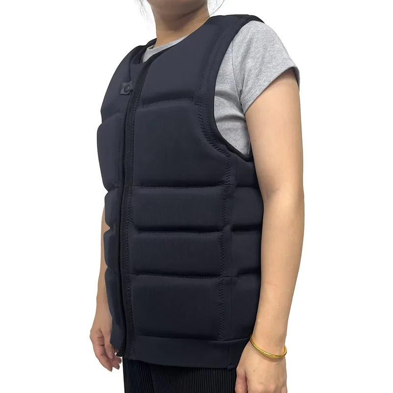 Men's Padded Puffer Vest — 1 Colourway — Navy, side view
