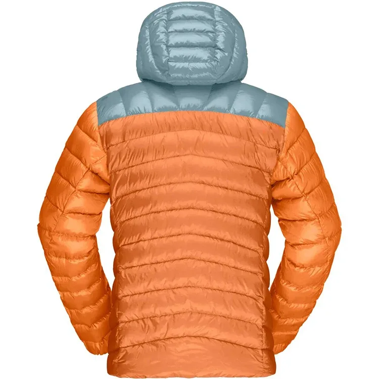 Men's Quilted Puffer Jacket — 2 Colourways — Golden, back view