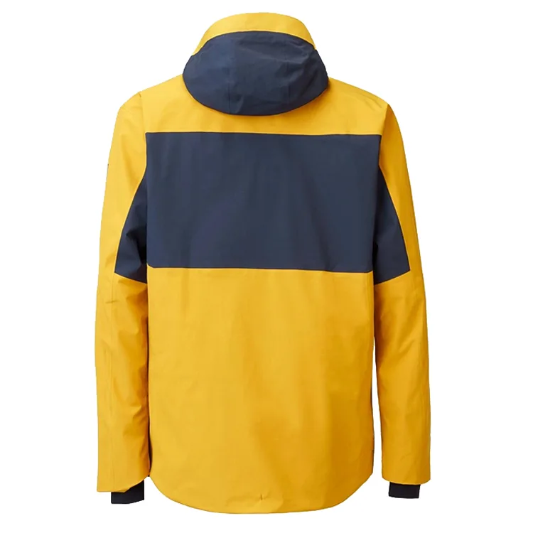 Men's Shell Jacket — Yellow / Black — Yellow / Black — back view