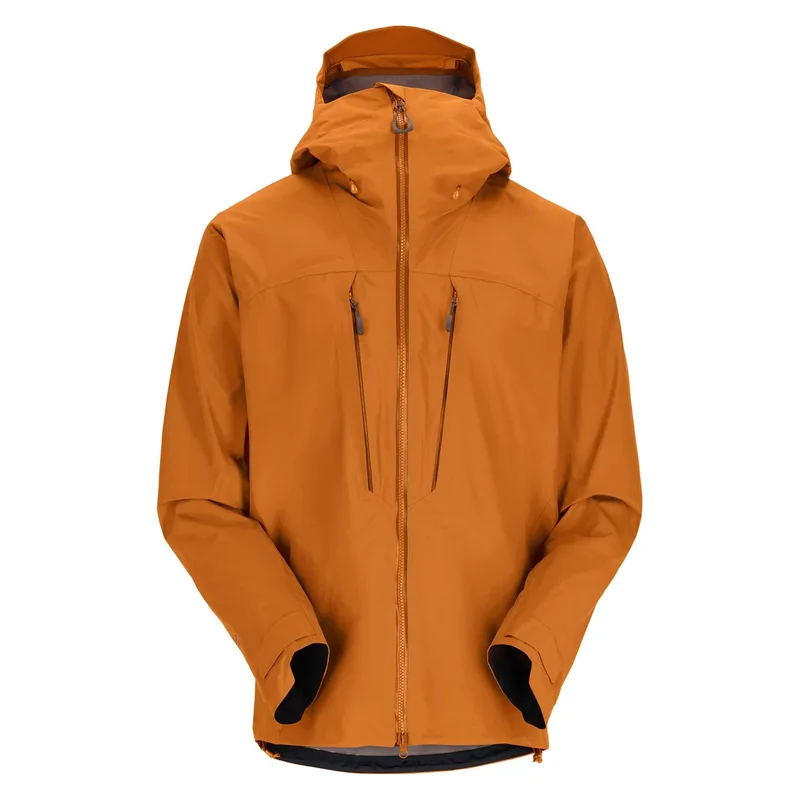 Men's Ski Hardshell Jacket — 3 Colourways — Gold, front view