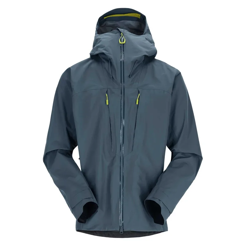 Men's Ski Hardshell Jacket — 3 Colourways — Dark Gray, front view