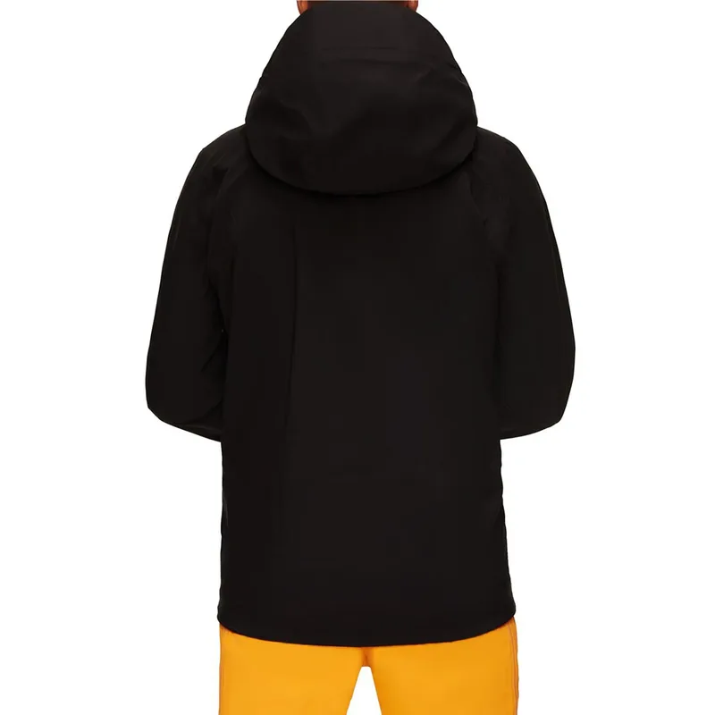 Men's Ski Jacket — 5 Colourways — Black, back view