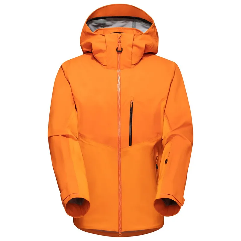 Men's Ski Jacket — 5 Colourways — Orange, front view