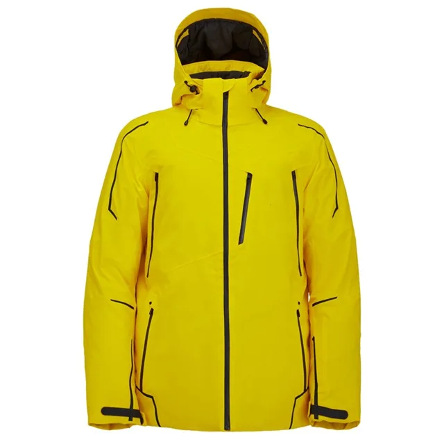 Men's Ski Jacket — 5 Colourways — Yellow, front view