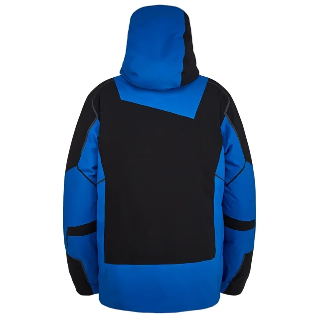 Men's Ski Jacket — 5 Colourways — Blue / Black, back view