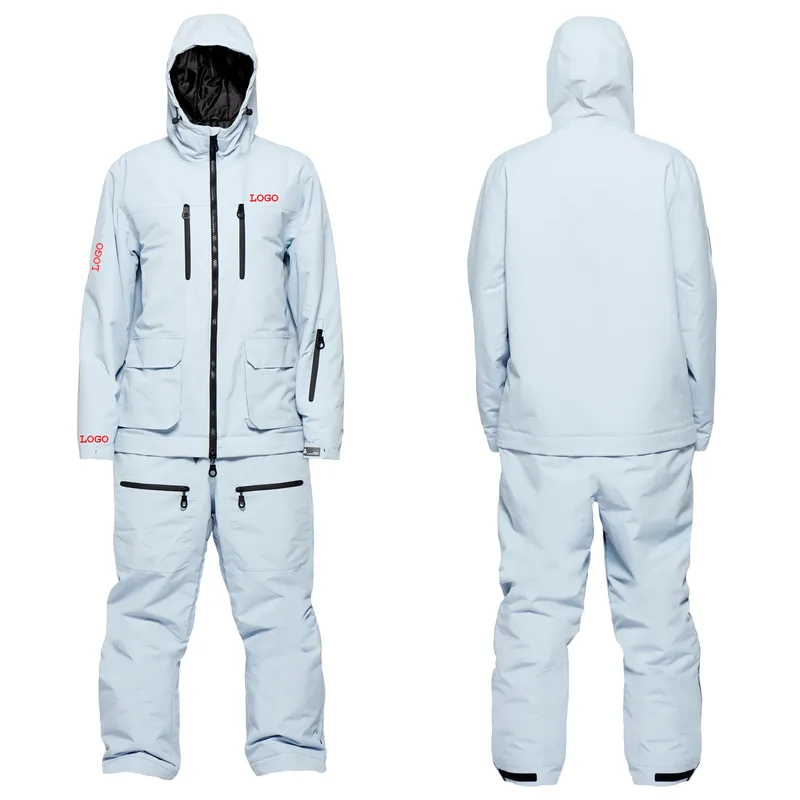 Men's Ski Jacket & Bib Set — Ice Blue — 1 Colourway