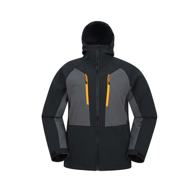 Men's Ski Jacket — Black / Grey — Black / Grey — front view