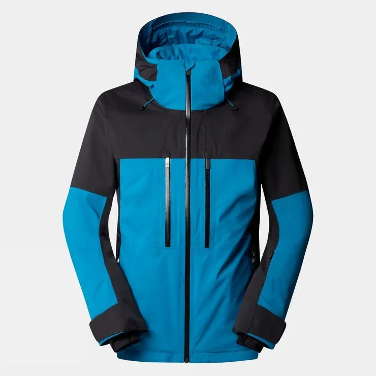 Men's Ski Jacket — Blue/Black — Blue/Black, front view