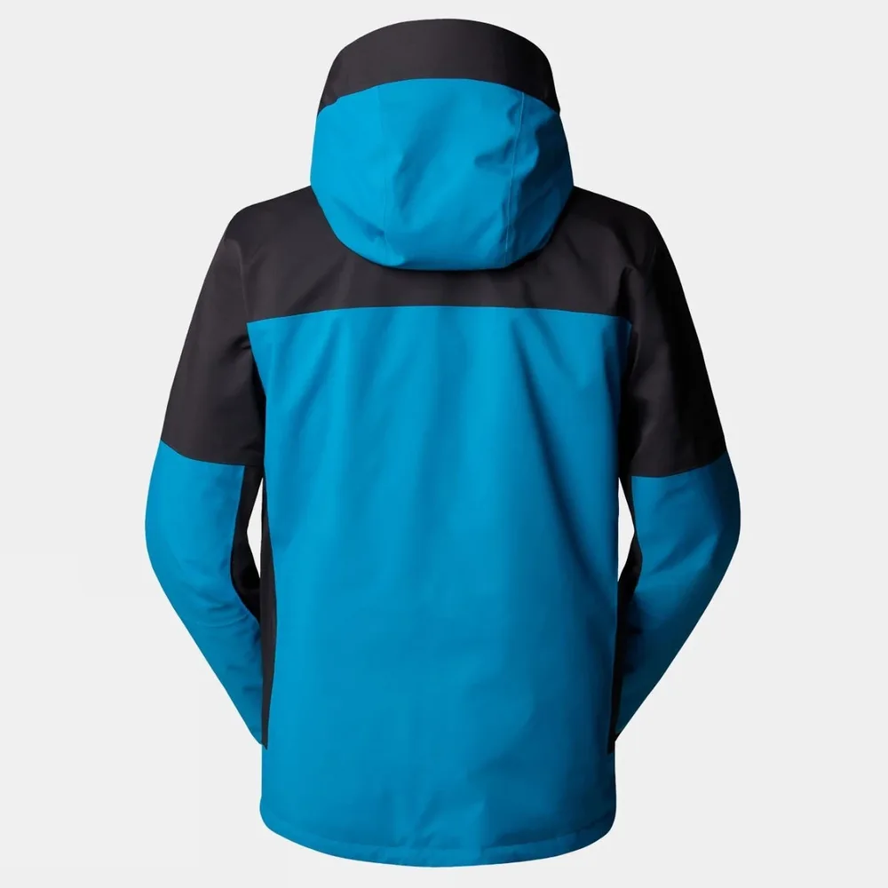 Men's Ski Jacket — Blue/Black — Blue/Black, back view