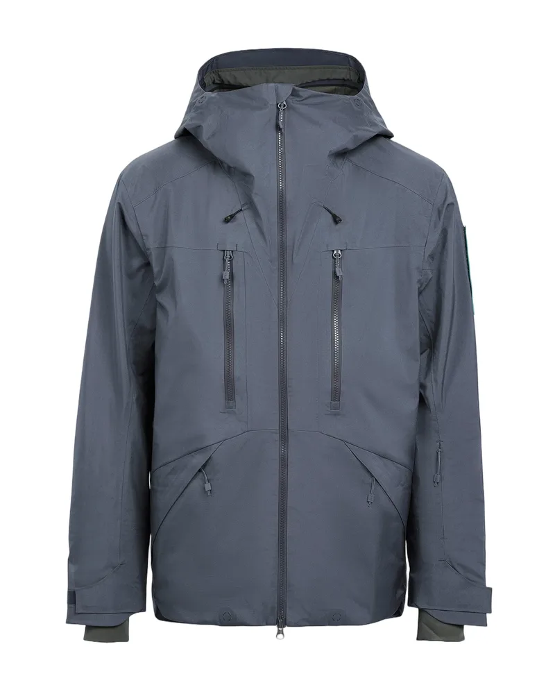 Men's Ski Jacket — 5 Colourways — Ombre Blue, front view
