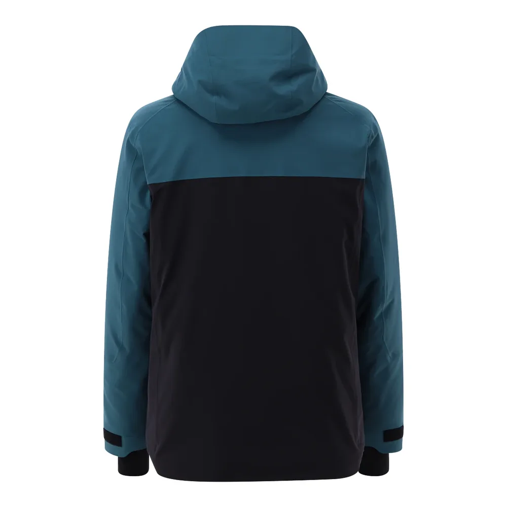 Men's Ski Jacket — Navy/Black — Navy/Black, back view