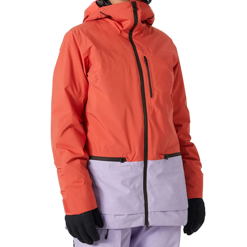 Men's Ski Jacket — Red — Red, worn front view