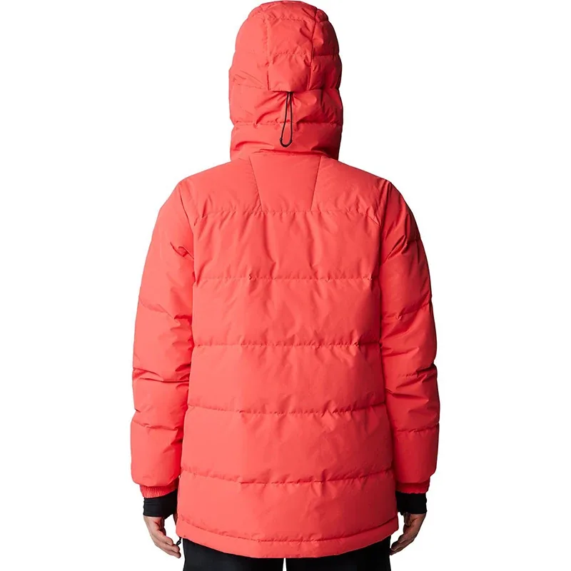 Men's Ski Jacket — Red & Black — Red & Black, back view