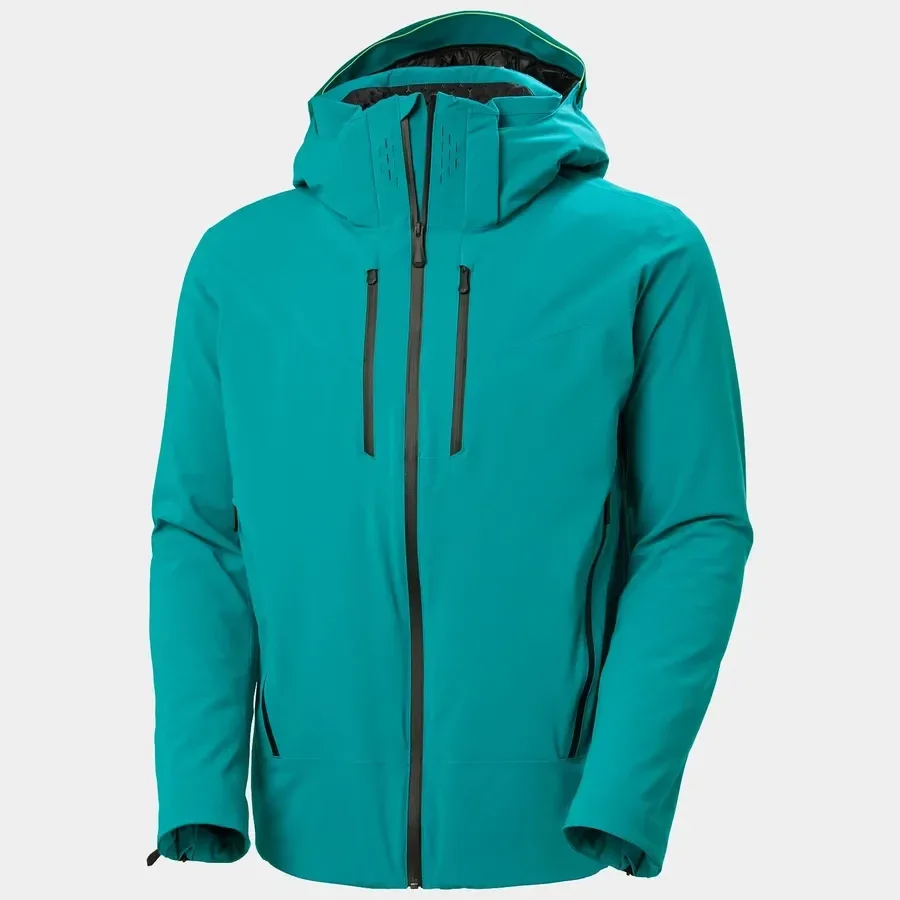 Men's Ski Jacket — Signal Green — Signal Green, front view