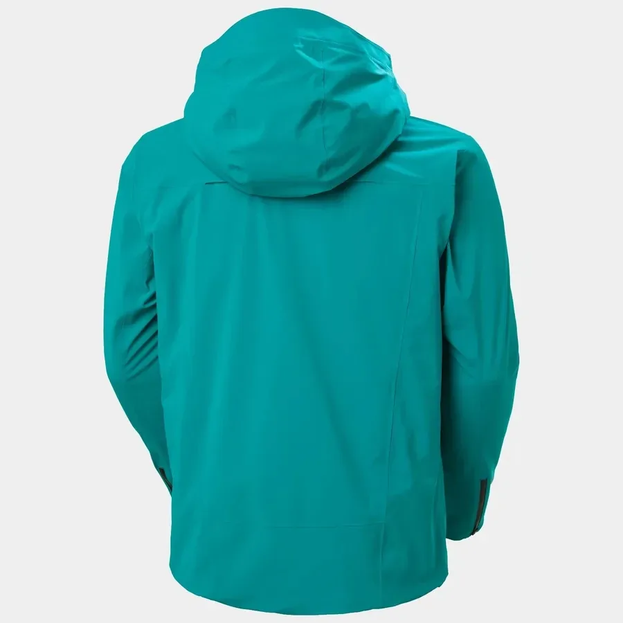 Men's Ski Jacket — Signal Green — Signal Green, back view