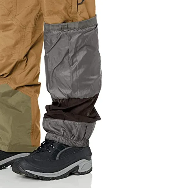 Men’s Snowboard Pants — Tan — Tan, boot gaiter detail