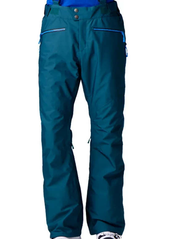 Men's Snowboard Ski Pants — 4 Colourways — Dark Teal, front view