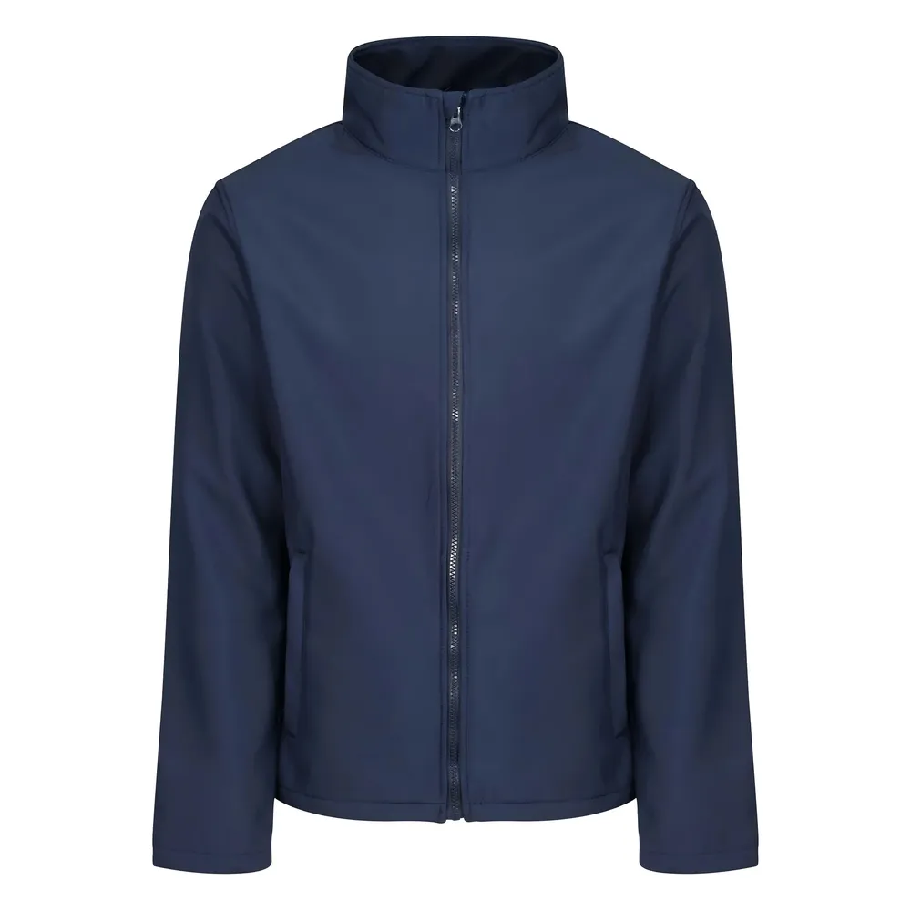 Men’s Softshell Jacket — 5 Colourways — Navy, front view
